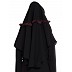Designer Instant Hijab- Black-Maroon Designer Instant Hijab- Black-Maroon